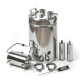 Cheap moonshine still kits "Gorilych" double distillation 10/35/t with CLAMP 1,5" and tap в Архангельске