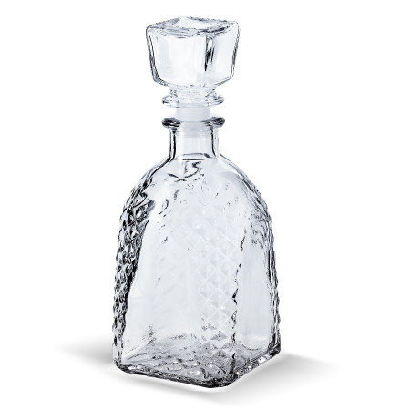 Бутылка (штоф) "Арка" стеклянная 0,5 литра с пробкой  в Архангельске