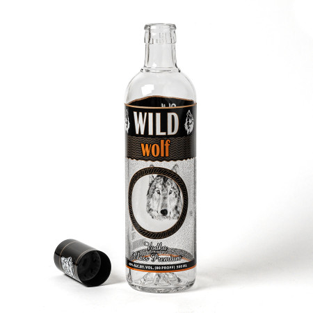 Souvenir bottle "Wolf" 0.5 liter в Архангельске