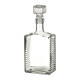 Бутылка (штоф) "Кристалл" стеклянная 0,5 литра с пробкой  в Архангельске